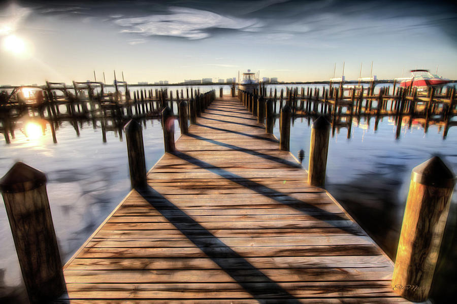 The Dock 013 - Digital Art Digital Art by Ericamaxine Price | Fine Art ...