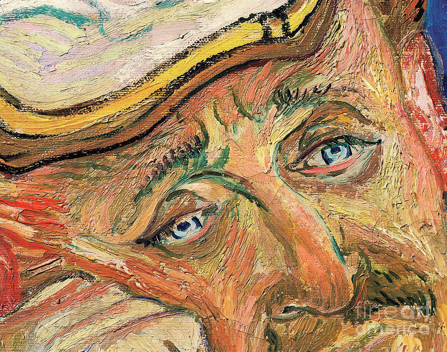 Vincent Van Gogh Painting - The Doctor Paul Gachet, Detail, 1890 by Vincent Van Gogh