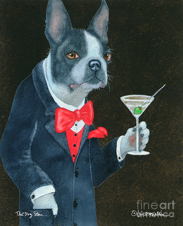 Martini Painting - The Dog Star... by Will Bullas