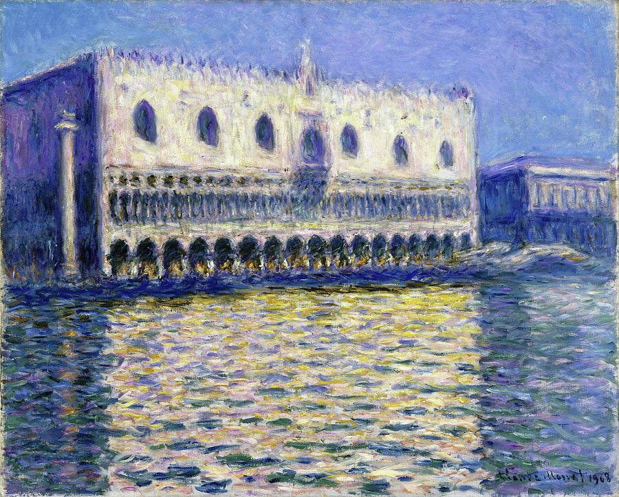 The Doges Palace, Le Palais ducal - Digital Remastered Edition Painting by Claude Monet