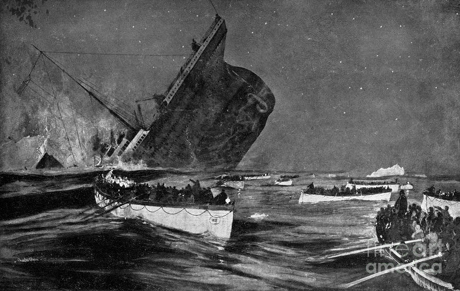 The Doomed Titanic Illustration Photograph by Bettmann