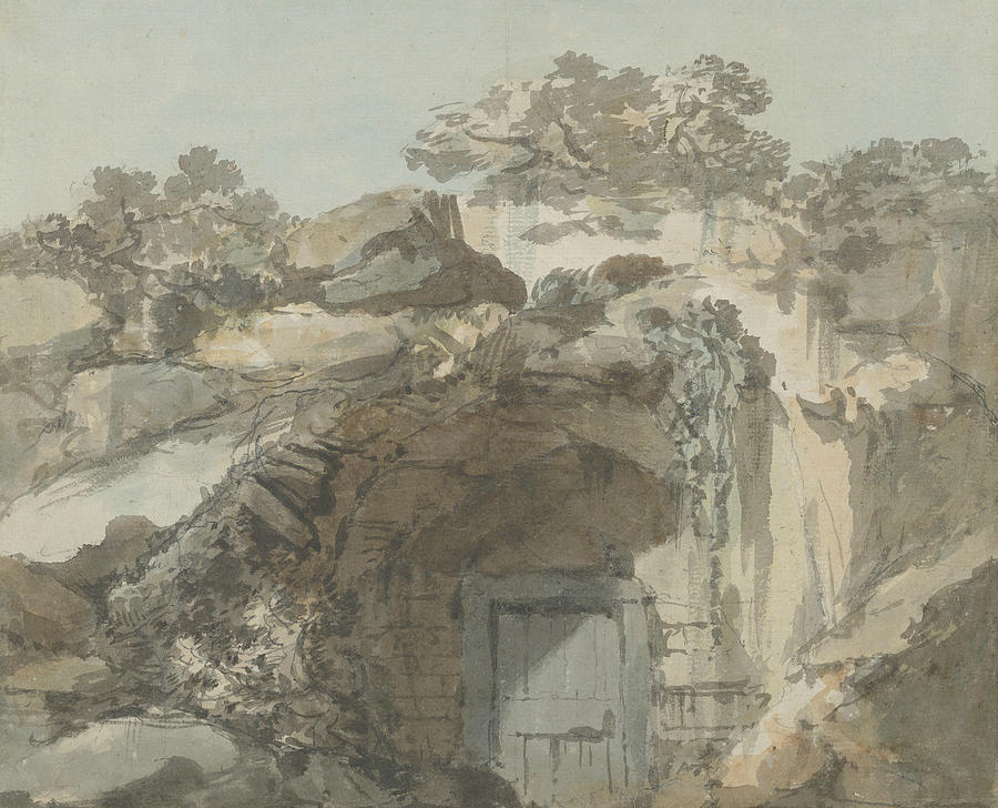The Door of a Grotto Drawing by William Marlow