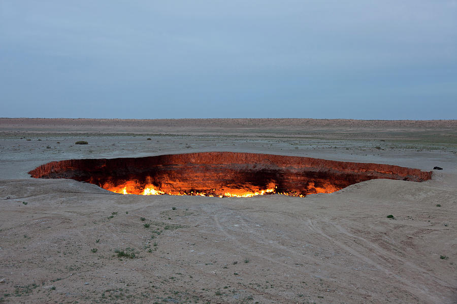 The Door To Hell  Turkmenistan Photograph by (c) Flydime