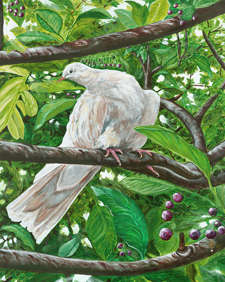 The Dove Painting by Donna Yates