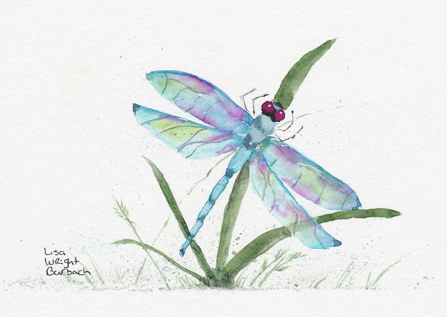 The Dragonfly Painting by Lisa Burbach
