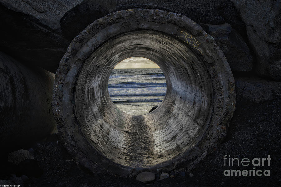 The Drain Pipe Photograph by Mitch Shindelbower