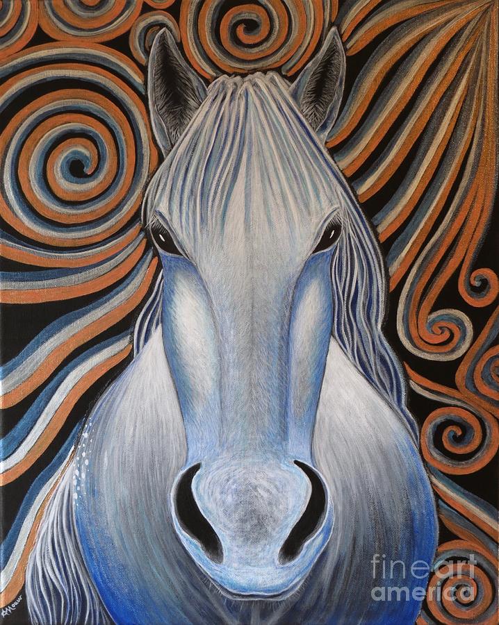 Amarillo Mixed Media - The Dream Horse by Aimee Mouw