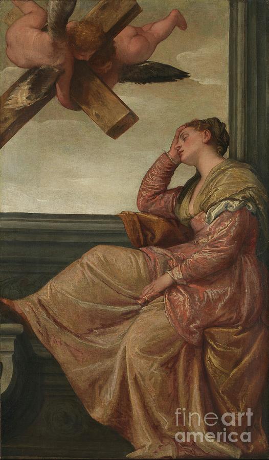 The Dream Of Saint Helena, C.1570 Painting by Veronese