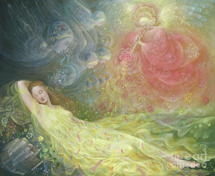 Music Painting - The Dream of Venus by Annael Anelia Pavlova