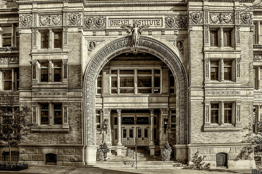 The Drexel Institute - Main Building - Philadelphia Photograph by Bill Cannon