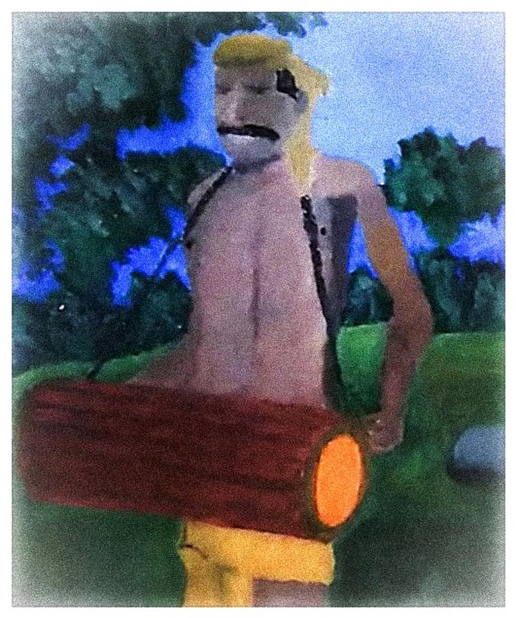 The Drummer Painting