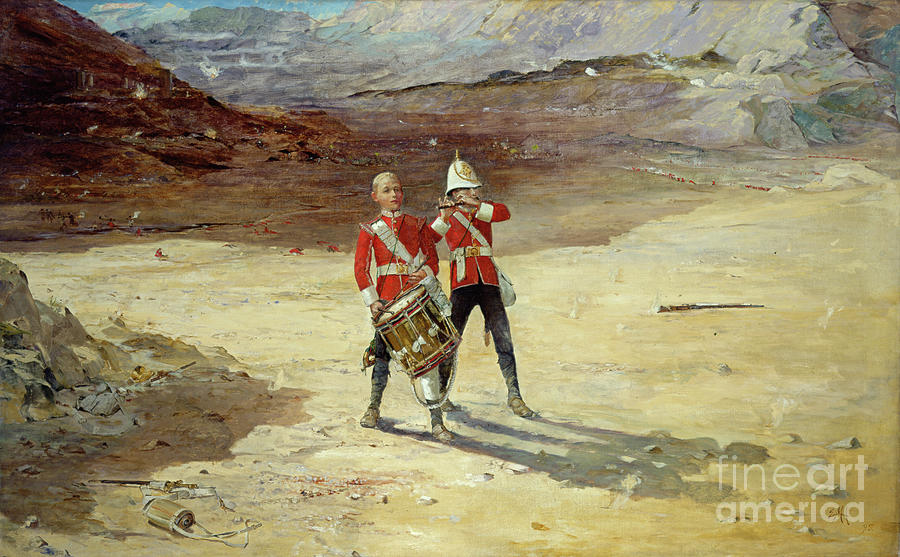 The Drums Of The Fore And Aft, 1895 Painting by Edward Matthew Hale