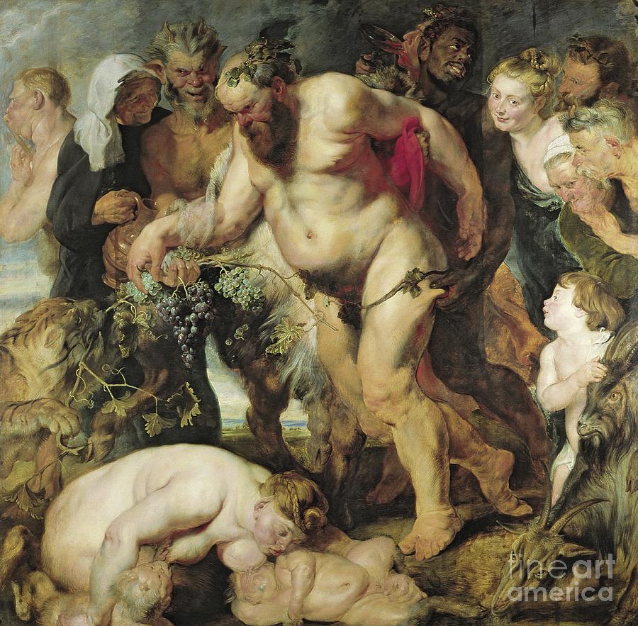 Peter Paul Rubens Painting - The Drunken Silenus, C.1617-18 by Peter Paul Rubens