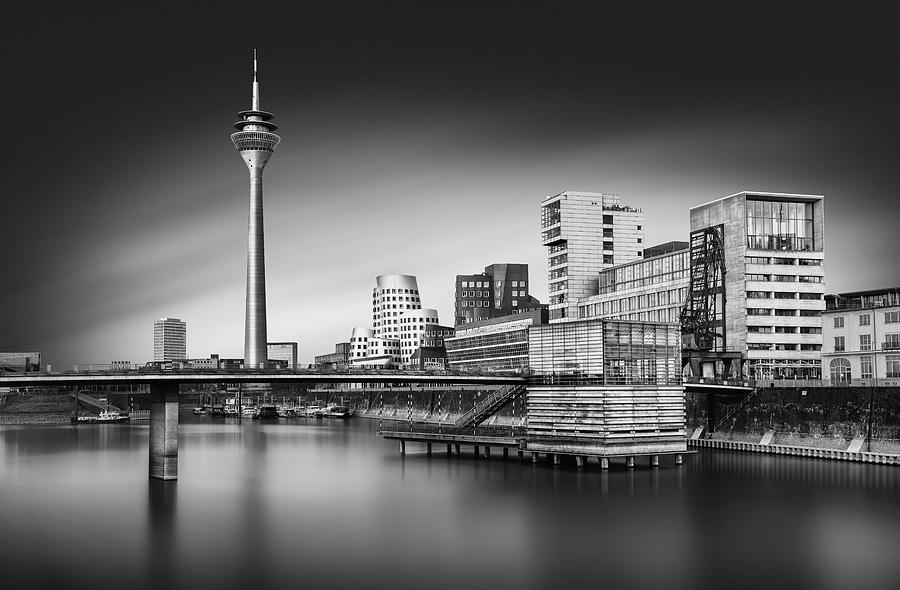Architecture Photograph - The Dsseldorf Harbour by Antoni Figueras