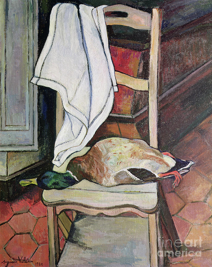The Duck, 1930 Painting by Marie Clementine Valadon
