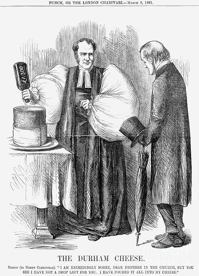 The Durham Cheese, 1861 Drawing by Print Collector
