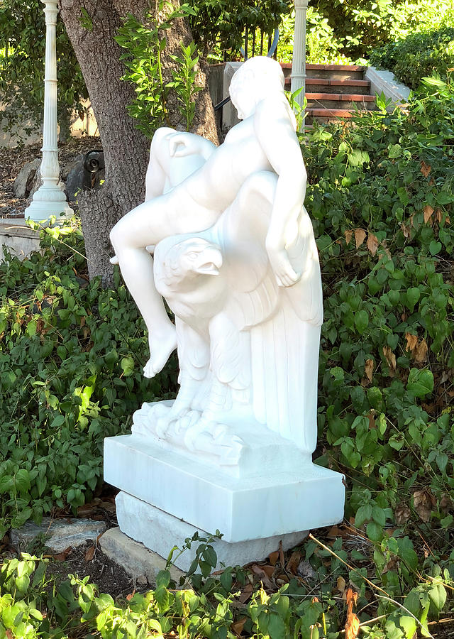 The Eagle and the Nude Man Hearst Castle Photograph by Barbara Snyder