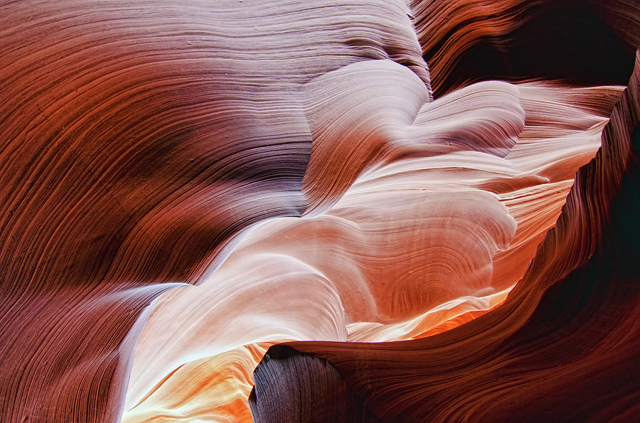 Antelope Canyon Photograph - The Echo Of Time by Andrew J. Lee