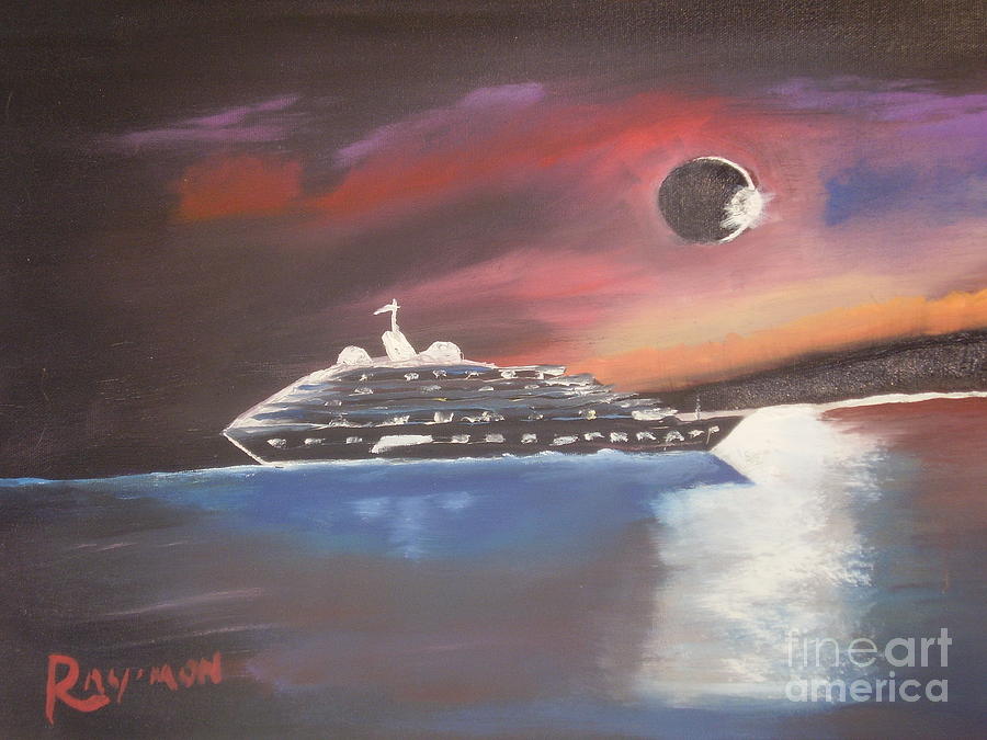 The Eclipse - 022 Painting by Raymond G Deegan