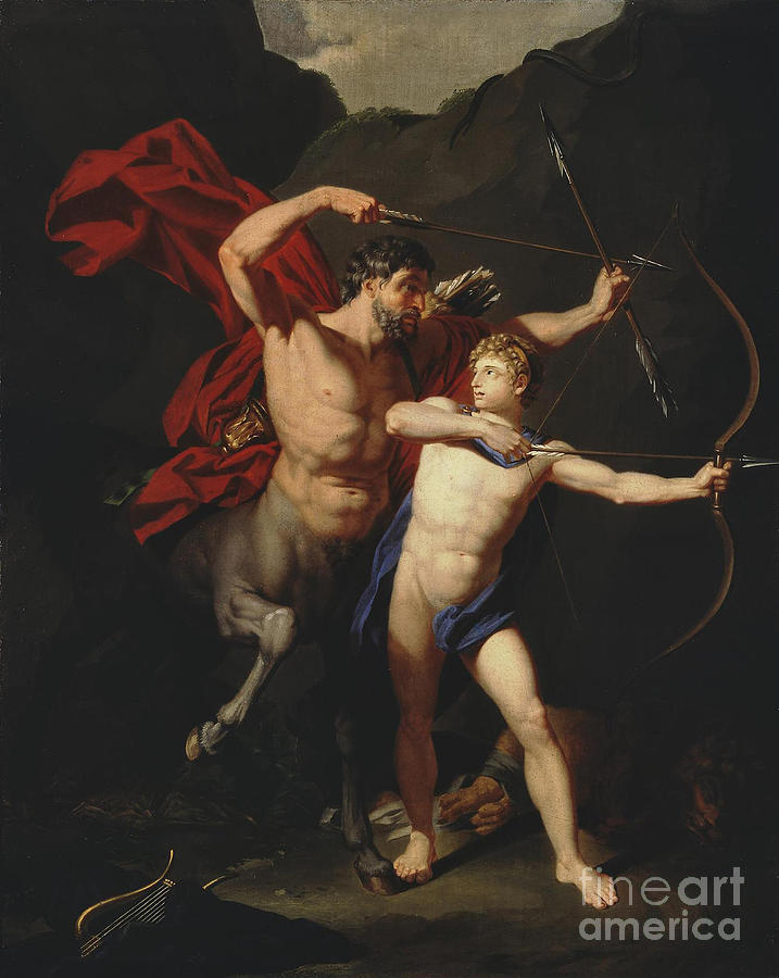 The Education Of Achilles Drawing by Heritage Images