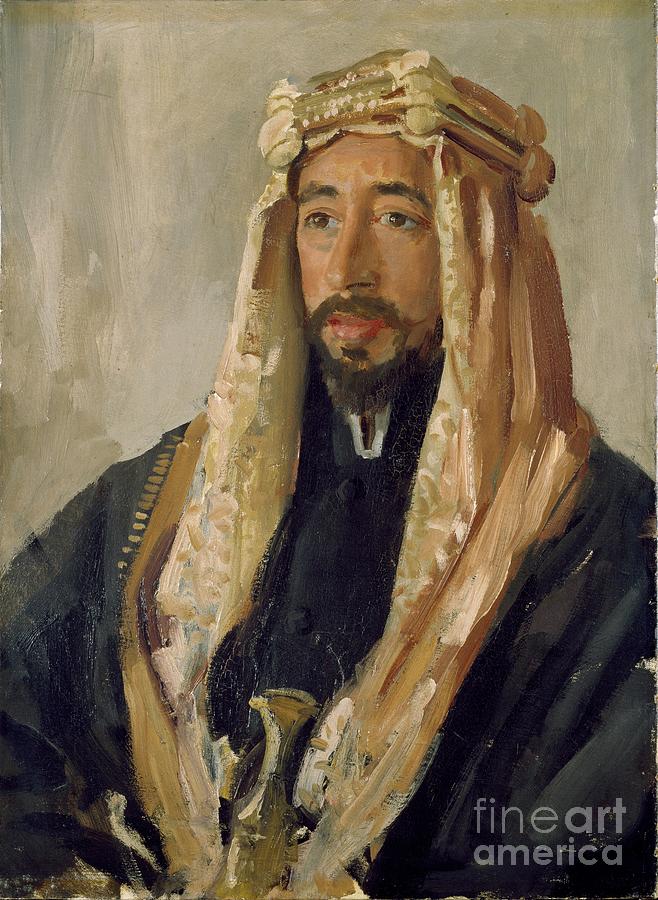 The Emir Feisal Drawing by Heritage Images