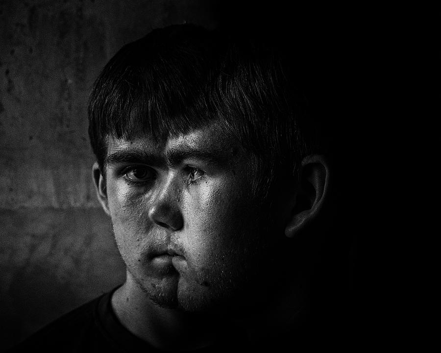 Portrait Photograph - The Emotion Of Autism by Phil Tooze (riot Photography)