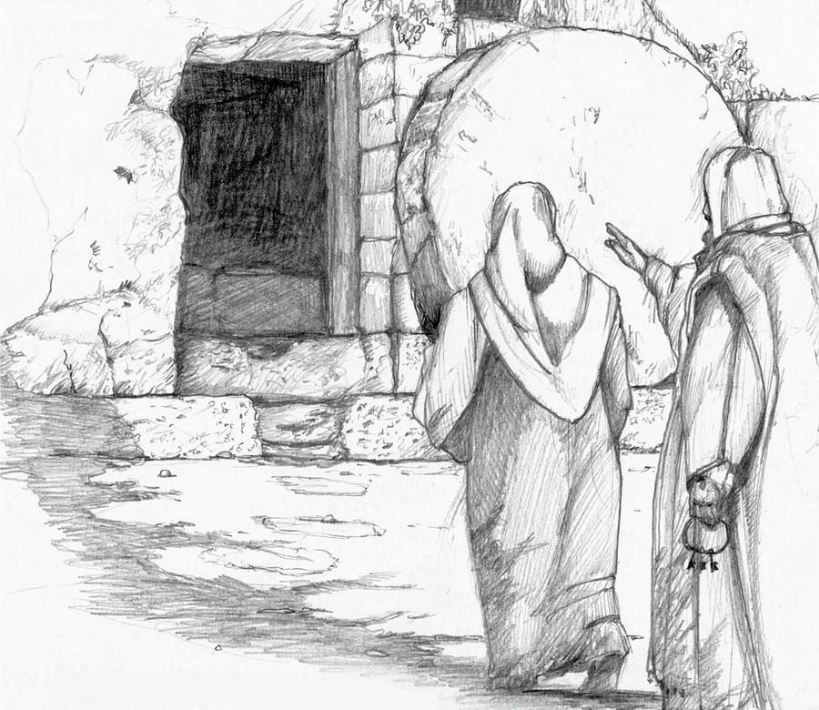 Empty Tomb Drawing