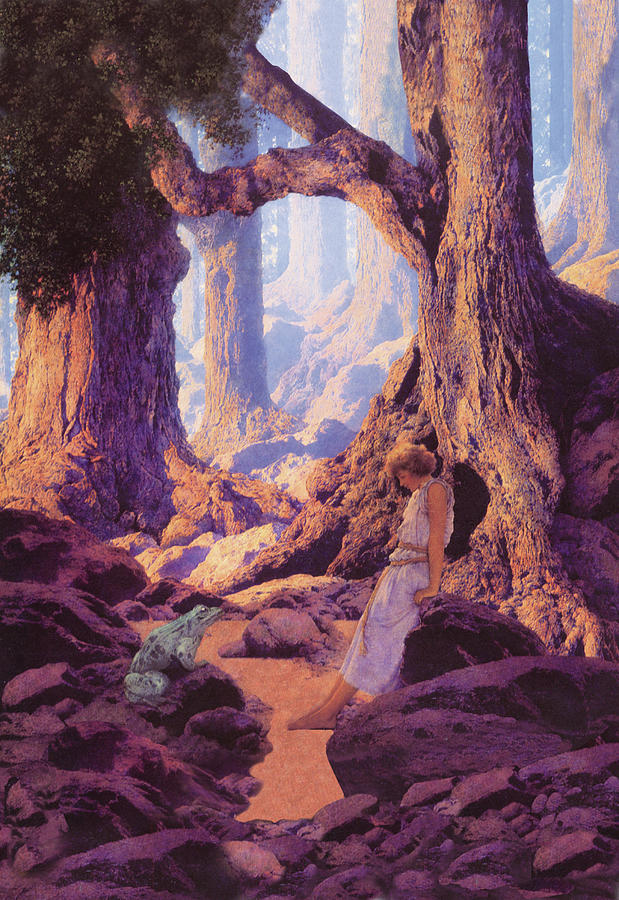 The Enchanted Prince Painting by Maxfield Parrish