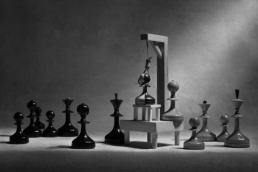 Chess Photograph - The Enemy For Everyone by Victoria Ivanova