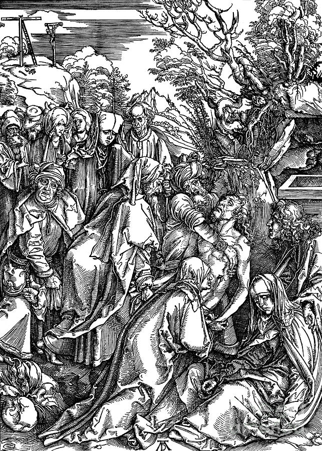 The Entombment, C1497-c1500. Artist Drawing by Print Collector
