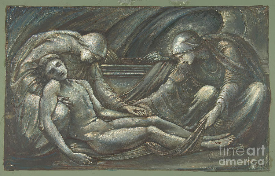 The Entombment Drawing by Heritage Images