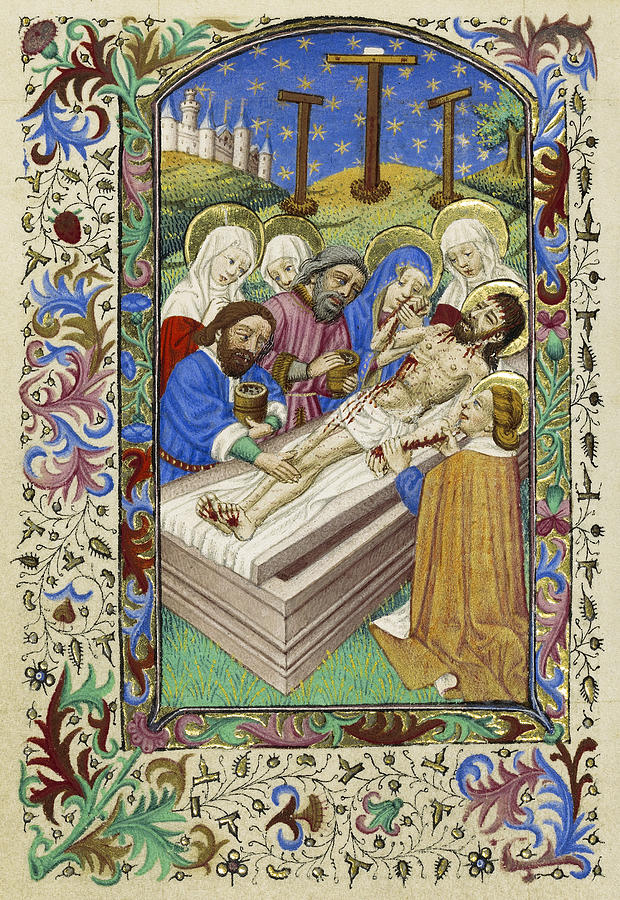 The Entombment Painting by Master Of Sir John Fastolf