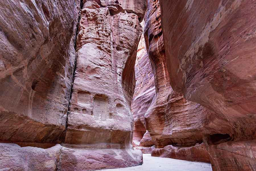 The Entrance To The Ancient City Of Petra In Jordan Photograph by Manuel Bischof