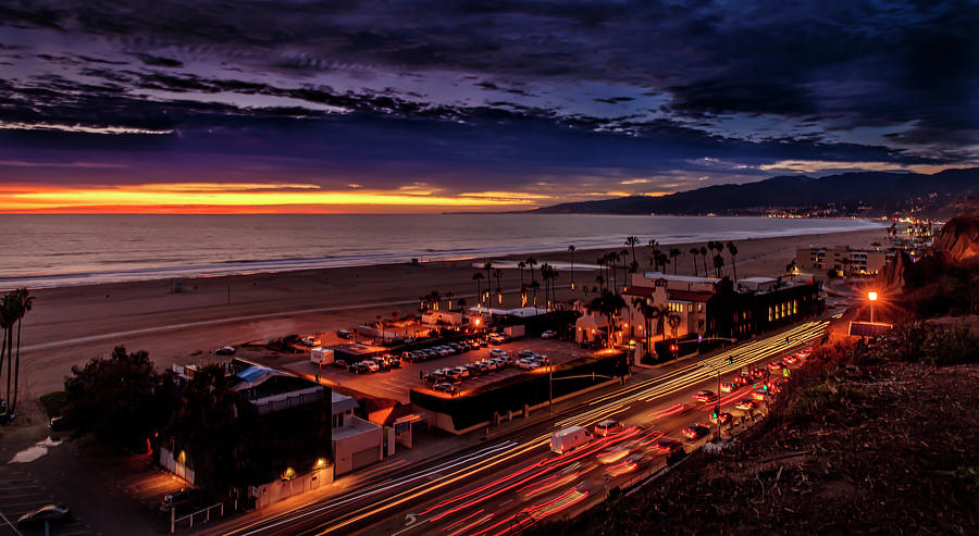 The Evening Star Over Malibu Photograph by Gene Parks