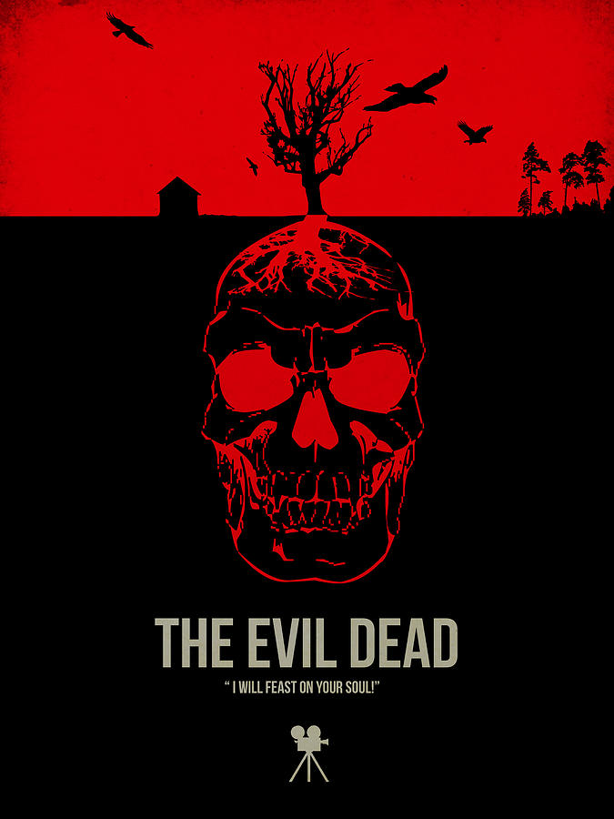 Movie Digital Art - The Evil Dead by Naxart Studio