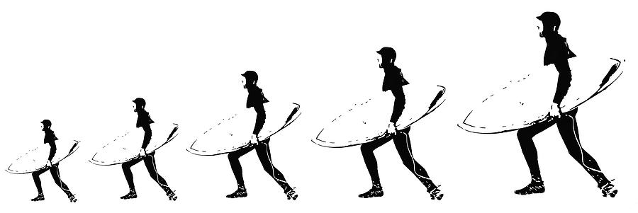 The Evolution of the Surfer Photograph by John McGraw