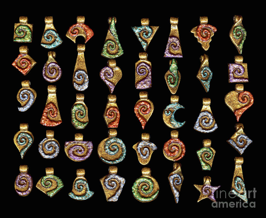 The Exalted Beauty Origin Medallion Collection. Display 1 Jewelry by Amy E Fraser