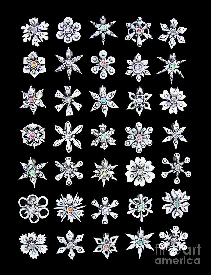 The Exalted Beauty Snowflake Medallion Collection. Display 1 Jewelry by Amy E Fraser
