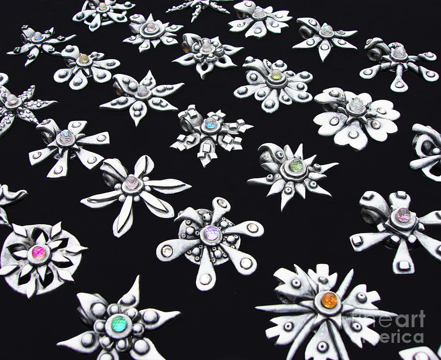 The Exalted Beauty Snowflake Medallion Collection. Display 2 Jewelry by Amy E Fraser