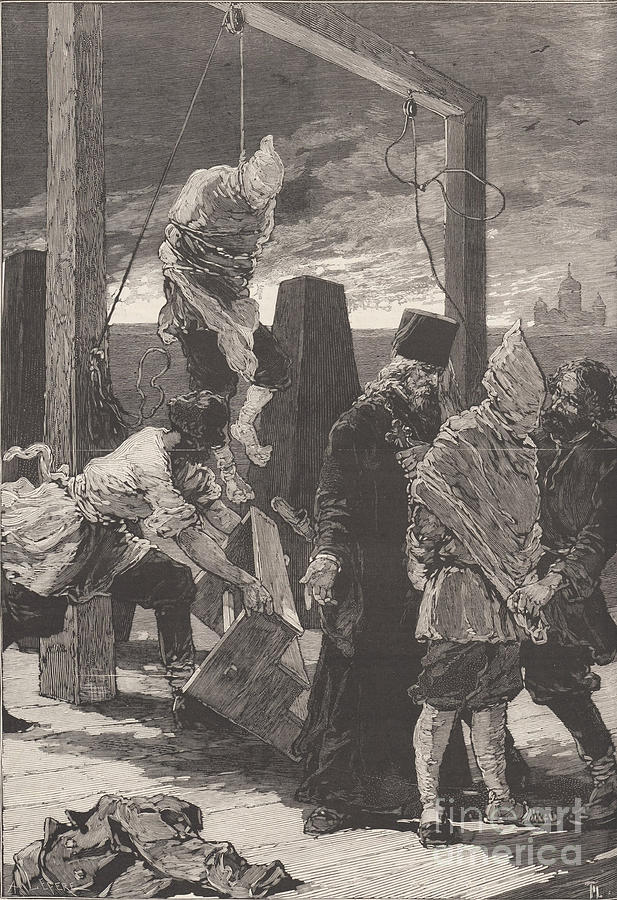The Execution Of Alexander Kvyatkovsky Drawing by Heritage Images