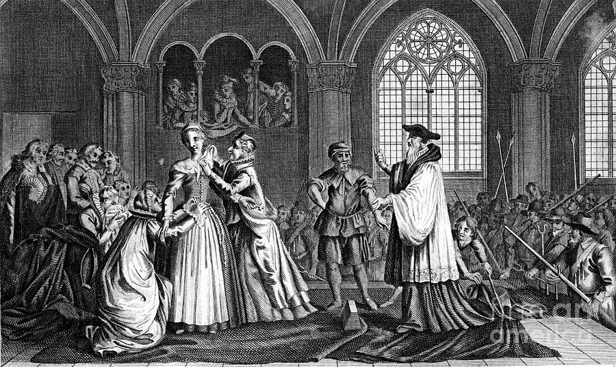 The Execution Of Mary, Queen Of Scots Drawing by Print Collector