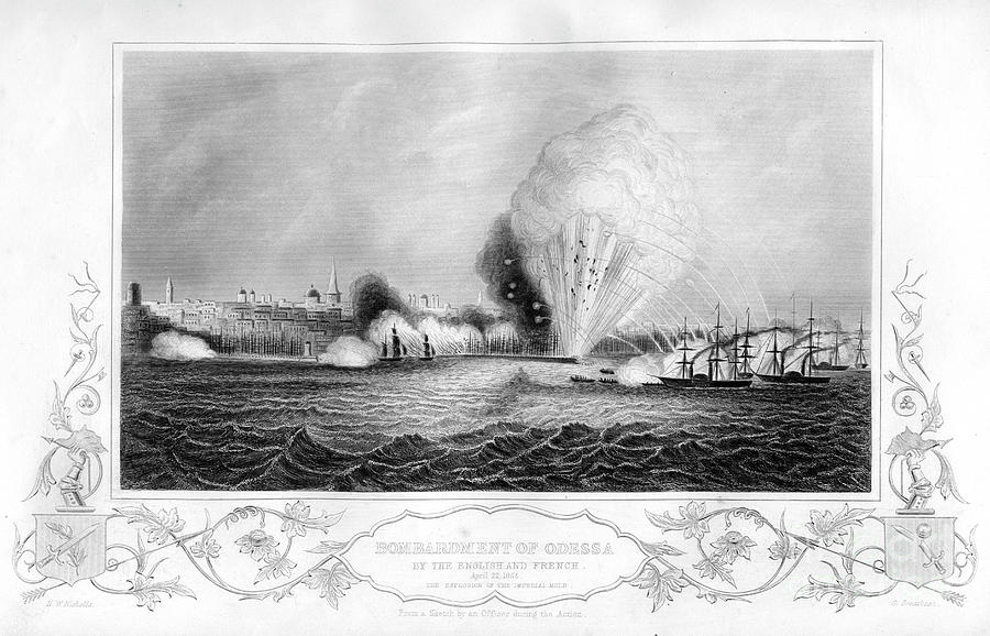Black And White Drawing - The Explosion Of The Imperial Mole by Print Collector