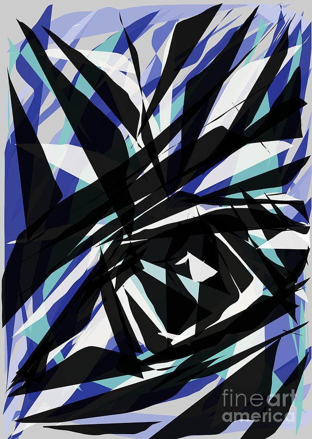 Abstract Digital Art - The Eye by Hilda Lechuga Abstract Digital Art - The Eye by Hilda Lechuga
