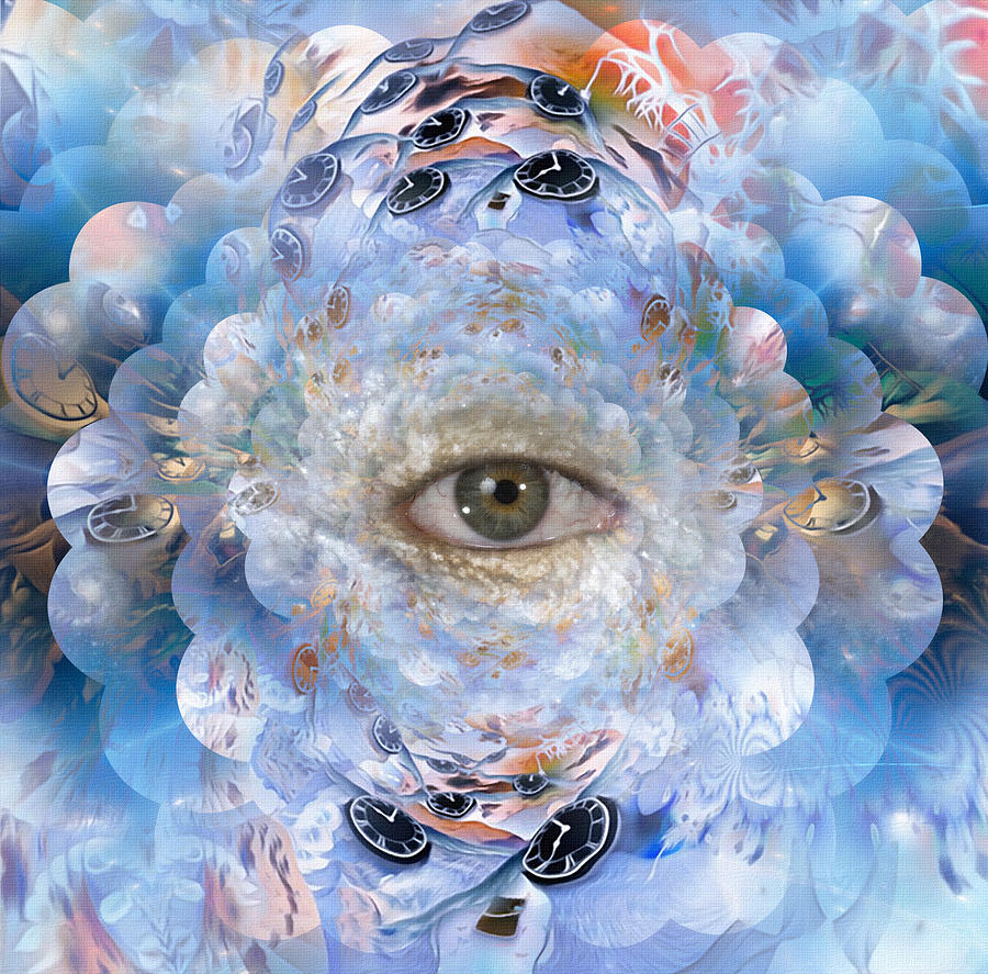Abstract Digital Art - The Eye of Eternity by Bruce Rolff