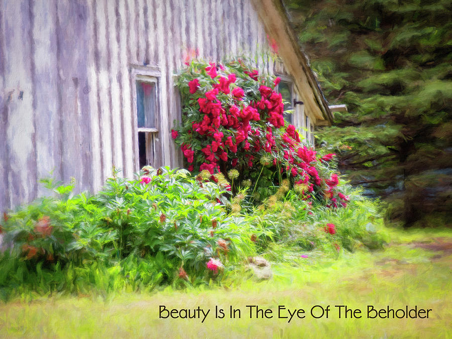 The Eye Of The Beholder - Words Photograph by Leslie Montgomery