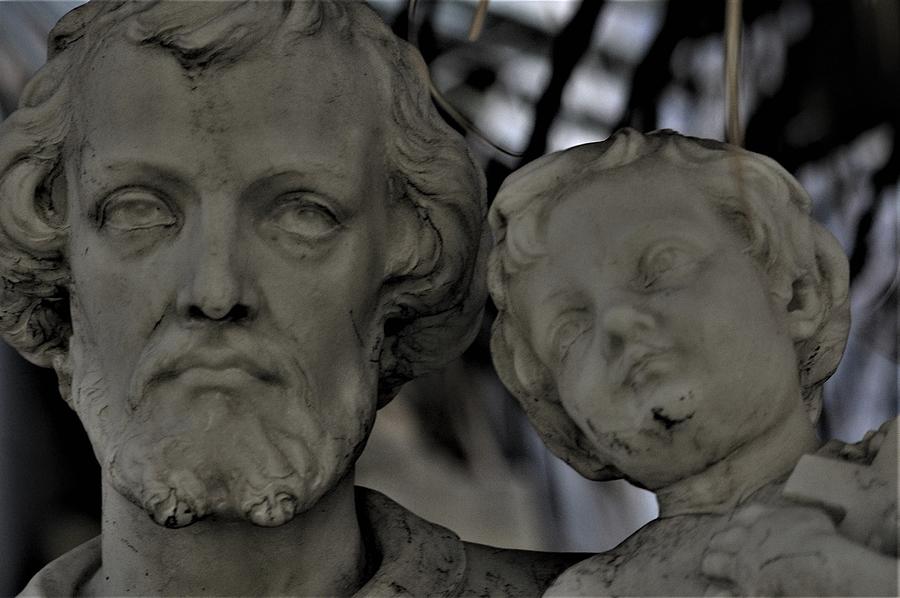 The Eyes Of St. Joseph Statue In New Orleans Photograph by Michael Hoard