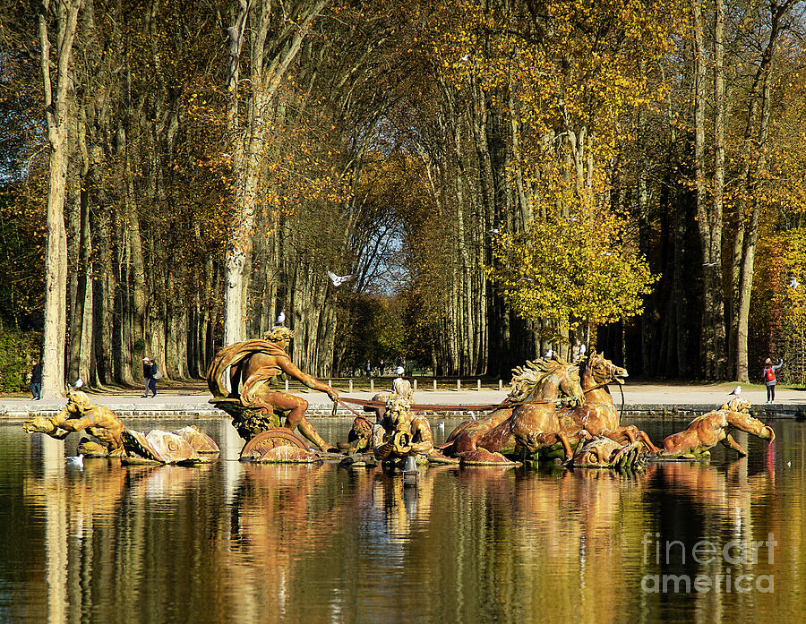 The Fabulous Grounds And Gardens Of The Palace Of Versailles Photograph