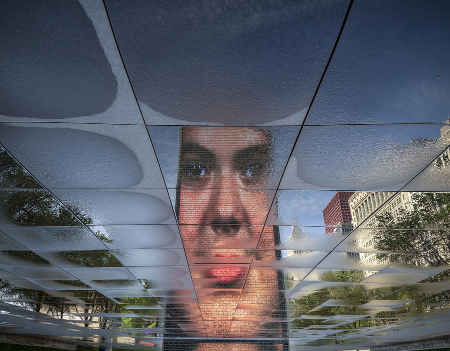 Chicago Photograph - The Face by Shenshen Dou