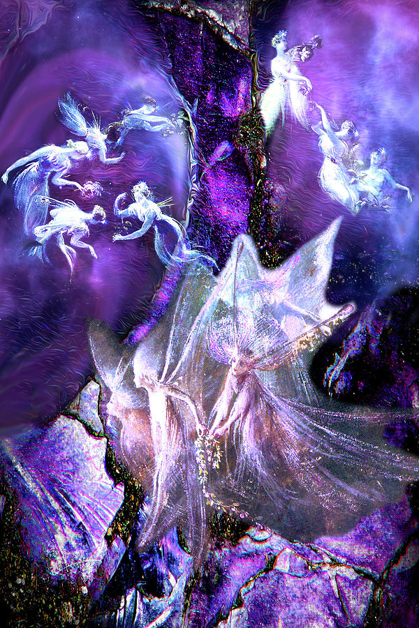 The Fairies Tree Digital Art by Lisa Yount