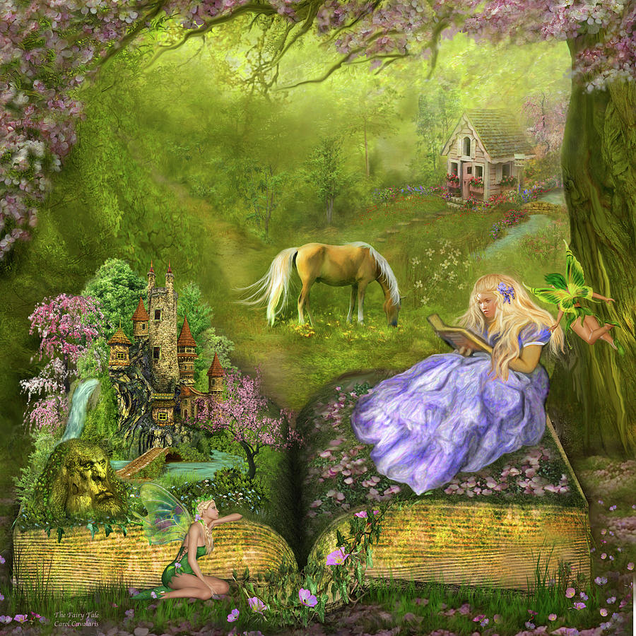 The Fairy Tale Mixed Media by Carol Cavalaris